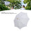 Parasol de encaje 1 pieza, 43 x 45 cm, blanco 4