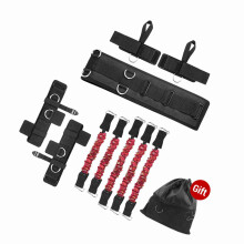 Conjunto de bandas de resistencia para boxeo 520 lb, 262210 cm, rojo