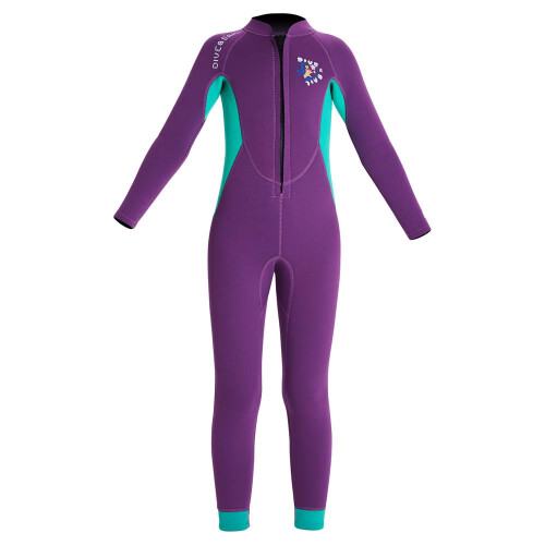 Mädchen-Wetsuit 2,5 mm Neopren Langarm S-XL 2