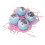 4 pièces Boules de sel pour bain Freesia avec fleurs séchées 13