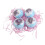 4 pièces Boules de sel pour bain Freesia avec fleurs séchées 16