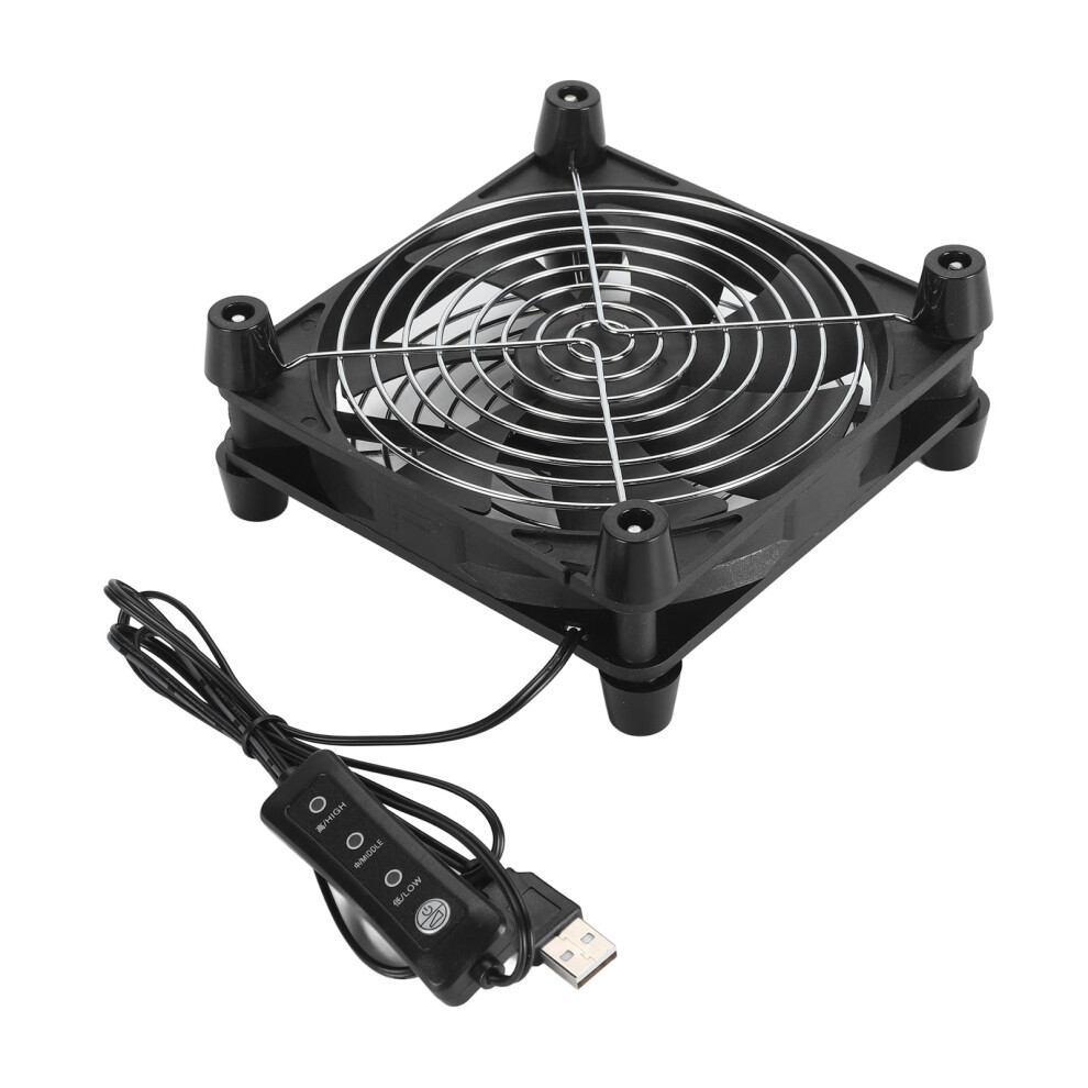 140Mm Portable Usb Fan 3-Speed 5V 2800Rpm For Pc Case Cooling 6941335535444