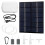 Bianco 2 W 6 V aeratore solare per laghetto, 2000 mA, compatto 3