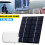 Bianco 2 W 6 V aeratore solare per laghetto, 2000 mA, compatto 7