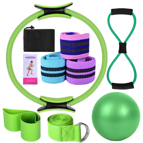 Set Pilates: BootyBands 64/74/84x8cm 30-50lbs rosa 2
