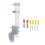 Flexible Antenna Bracket with Adjustable Angles for Starlink V2 3