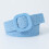 Sky Blue Woven Elastic Belt - Adjustable, Durable, 95cm x 4cm 1