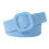 Sky Blue Woven Elastic Belt - Adjustable, Durable, 95cm x 4cm 3