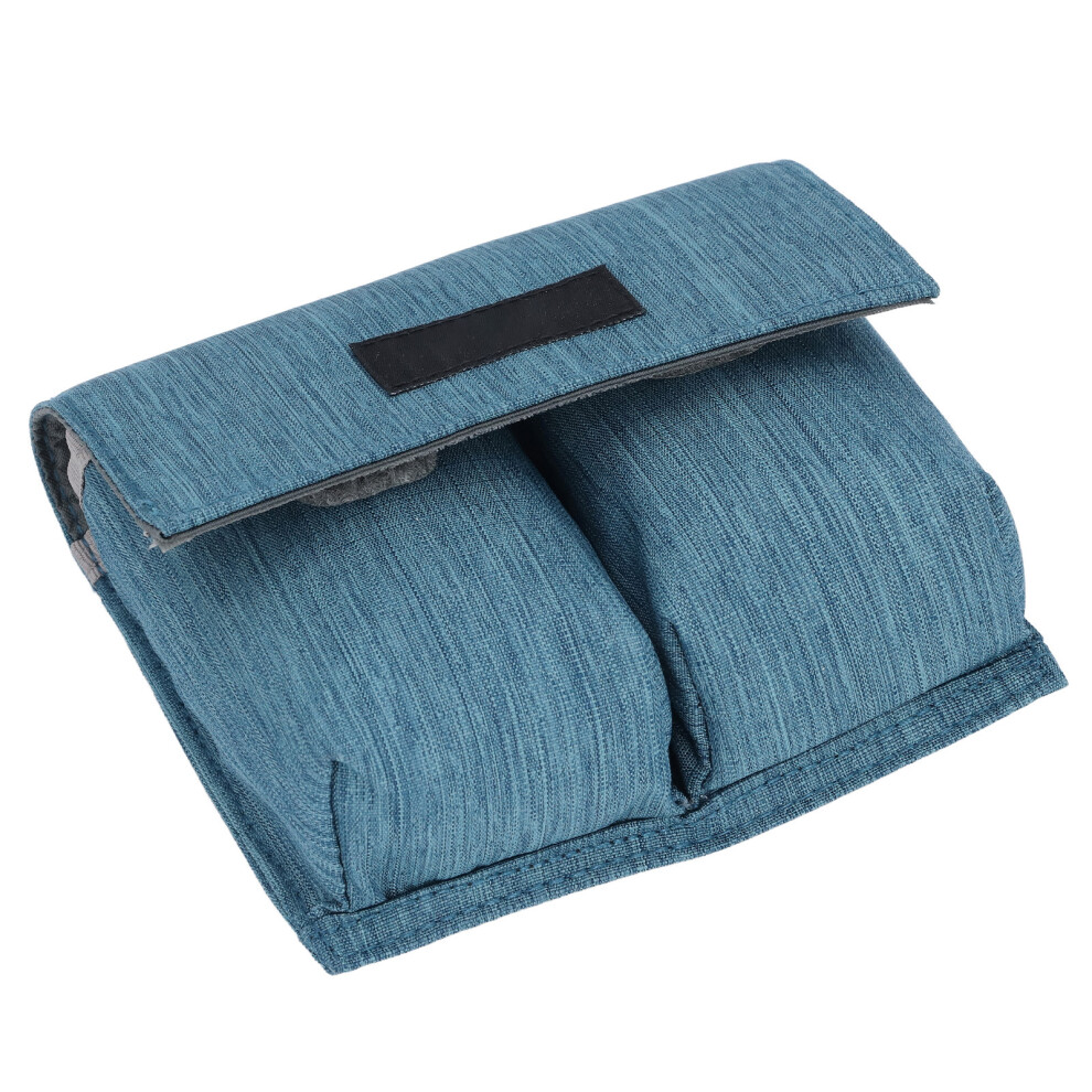 Nylon Protective Battery Bag 2 Pockets For Drones/Cameras Blue 4971335538291