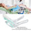Speculum vaginale LED a becco d’anatra LR41 3x43mAh ABS 3
