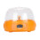 6-Eier-Autoinkubator 16,5x17x13 cm Gelb 100-240V 16
