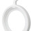 4 pièces de supports ronds pliables pour perruques en ABS, blanc 6