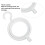 4 pièces de supports ronds pliables pour perruques en ABS, blanc 4