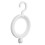 4 pièces de supports ronds pliables pour perruques en ABS, blanc 7