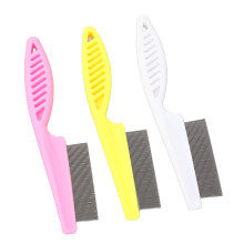 Set de 3 peines antipulgas con mango antideslizante para perros y gatos