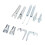 Rear Drum Brake Adjuster Kit for Transit MK6 2000-2006 2.0/2.4 1