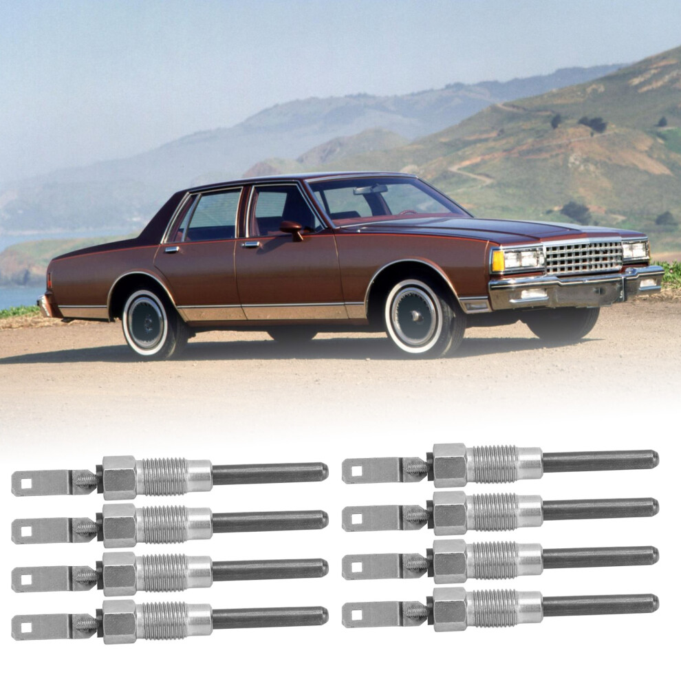 8Pcs Solid Diesel Glow Plugs For 6.5L/6.2L Vehicles 7661335544466