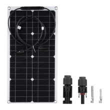 25W 16V Pannello solare portatile 540x280x3mm Nero