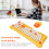 Yellow 98-Key Retro Wireless Keyboard Mouse Set for Windows 7-11 PCs 3