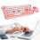 Wireless Pink 2.4G Keyboard & Mouse Set for Windows 98/7/8/10/11 16