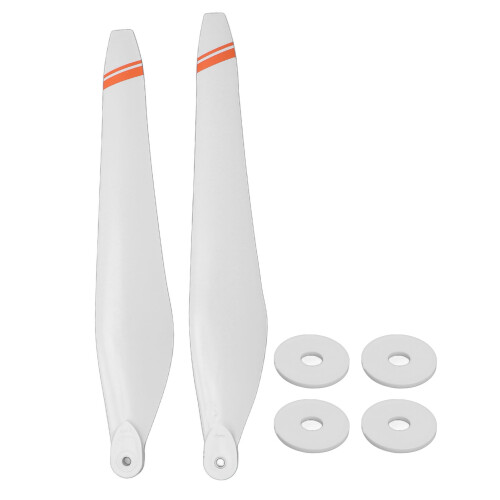 1 paire de carbone blanc pliant 44 cm X9 PLUS kit d'alimentation 1