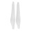 1 paire de carbone blanc pliant 44 cm X9 PLUS kit d'alimentation 10