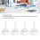 Set di 4 cappucci per perno della bobina, plastica, Ø 4,4 cm 3