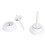 Set di 4 cappucci per perno della bobina, plastica, Ø 4,4 cm 11