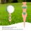 5 piezas de tees de golf de plástico antideslizantes para practicar 4