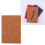 100-Blatt PU-Leder A5 liniert Notizbuch braun 13