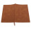 100-Blatt PU-Leder A5 liniert Notizbuch braun 15