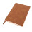 100-Blatt PU-Leder A5 liniert Notizbuch braun 10