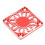 Cache-ventilateur RC 30x30mm Alliage d'aluminium rouge 13