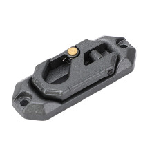 Guide-fil en alliage de zinc pour treuil RC 1/10 1/8 gris