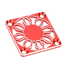 Cubierta de ventilador de refrigeración RC 30x30mm de aleación de aluminio roja