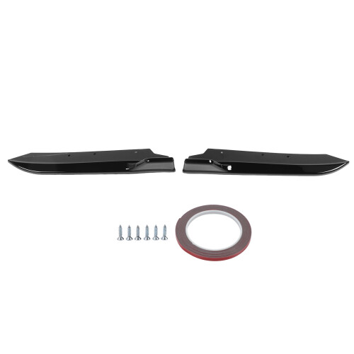 1 par difusor trasero E90 2005-2012 negro brillante
