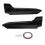 1 par difusor trasero E90 2005-2012 negro brillante 2