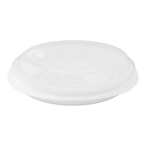 Gemüse & Fisch-Dampfplatte PP 420 g Großes Oval 2