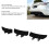 Model 3 2023+ diffusore a labbro nero lucido spoiler 7