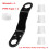 WH Kit de bouchons de vidange 1/2'' NPT 7/8-15/16 Noir/Blanc 7
