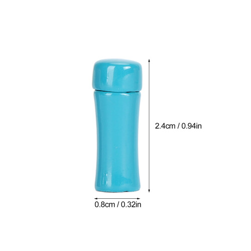 6 pezzi 1:12 bottiglia d'acqua per bambola multicolore 2.4x0.8cm 1