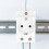Conector de carril DIN UE AC250V 10-16A Nylon Cobre 6