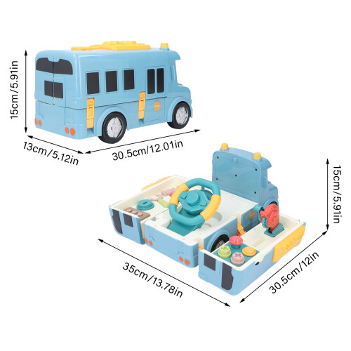 Lenkrad-Bus-Spielzeug, Multifunktional, 160mAh 1