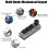 3Key1Knob Mini-Tastatur Red-Switch 100x35mm USB-C 6