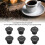 Filtro de café reutilizable - plástico, 40,00 g, juego de cápsulas 5