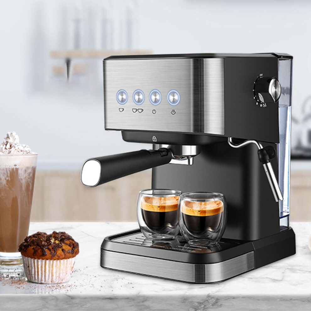 Aeomjk 15 Bar Espresso Machine 1050W All-In-One 1.5L Compact | Black