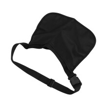 Tennisballhalterung Schwarzes Oxford-Tuch Mesh Verstellbarer Taillengürtel Tasche Beutel Träger für Tennis Golf Radfahren Laufen