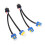 2 piezas de cable 9003 H4 a 9005/9006, arnés doble 11