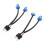 2 piezas de cable 9003 H4 a 9005/9006, arnés doble 15