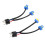 2 piezas de cable 9003 H4 a 9005/9006, arnés doble 7